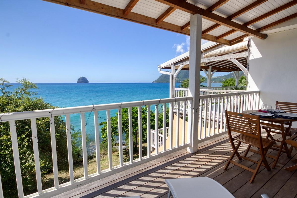 Location vacances Martinique - Studio vue mer le diamant terrasse 4