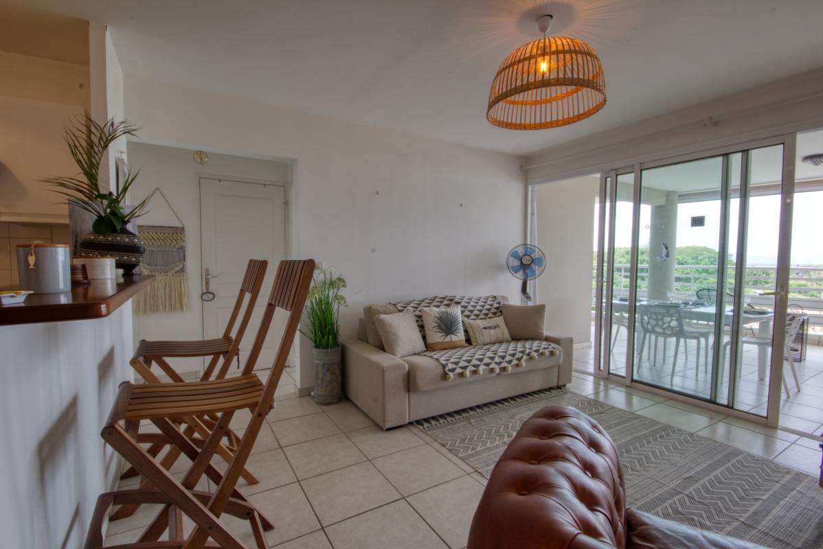 location appartement martinique vue mer 3 personnes - salon