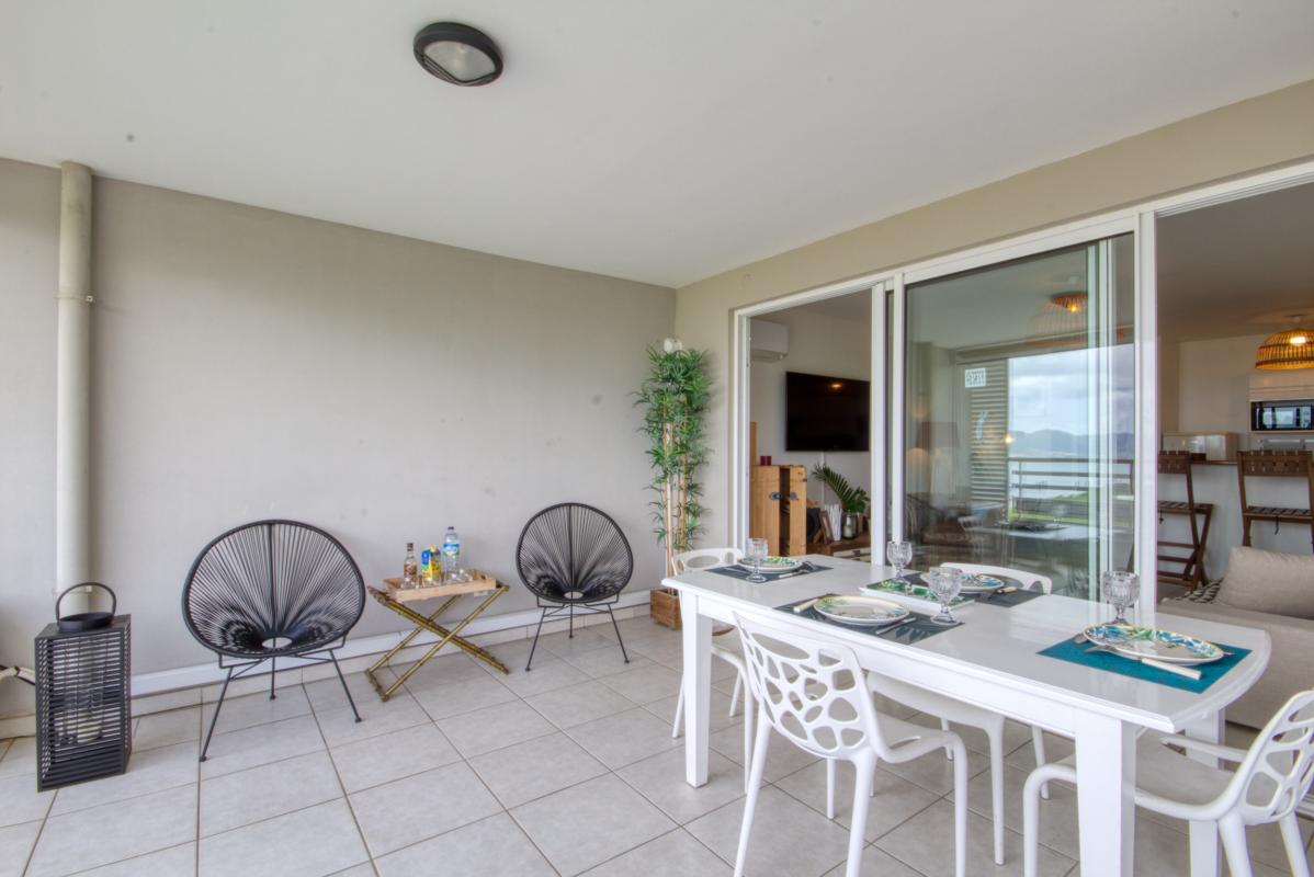 location appartement martinique vue mer 3 personnes - terrasse