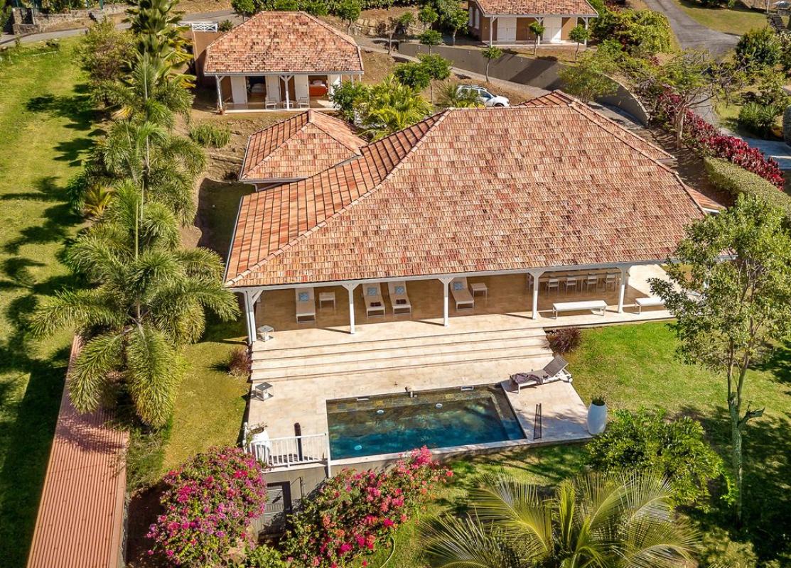 Location villa luxe Martinique - Vue du ciel