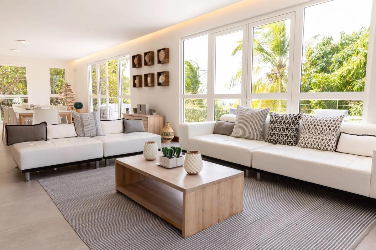 Location villa luxe Martinique - Salon