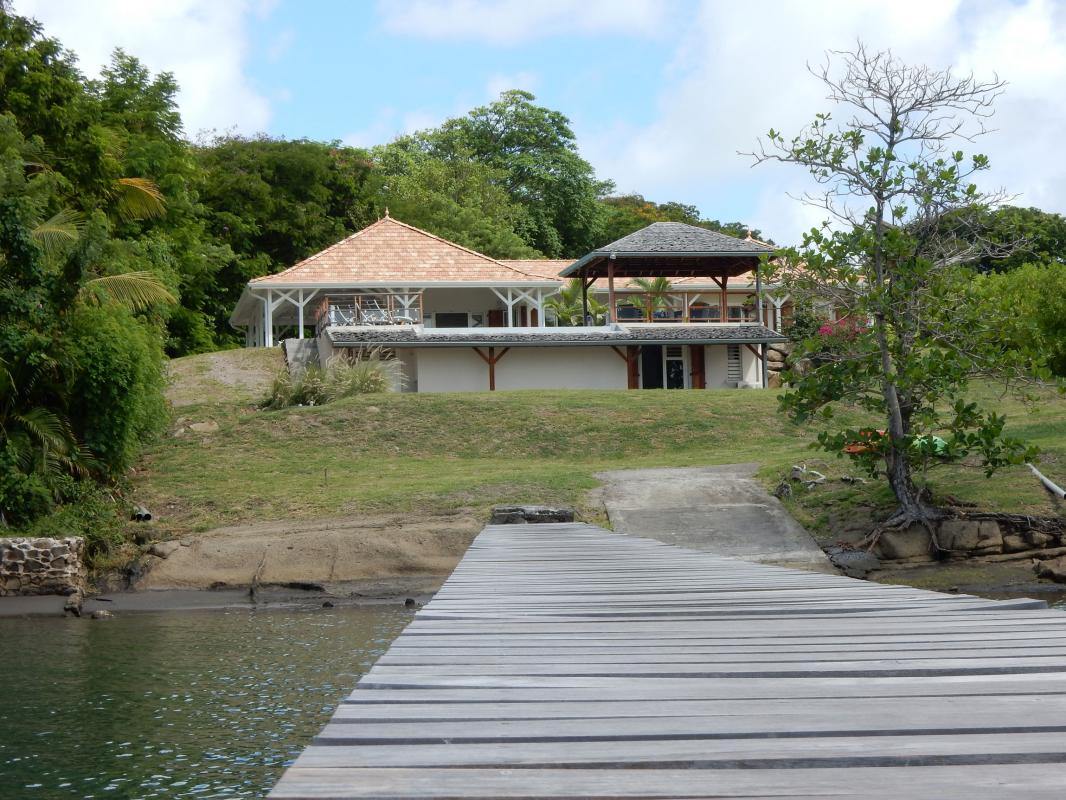 Location villa Martinique - Ponton privé