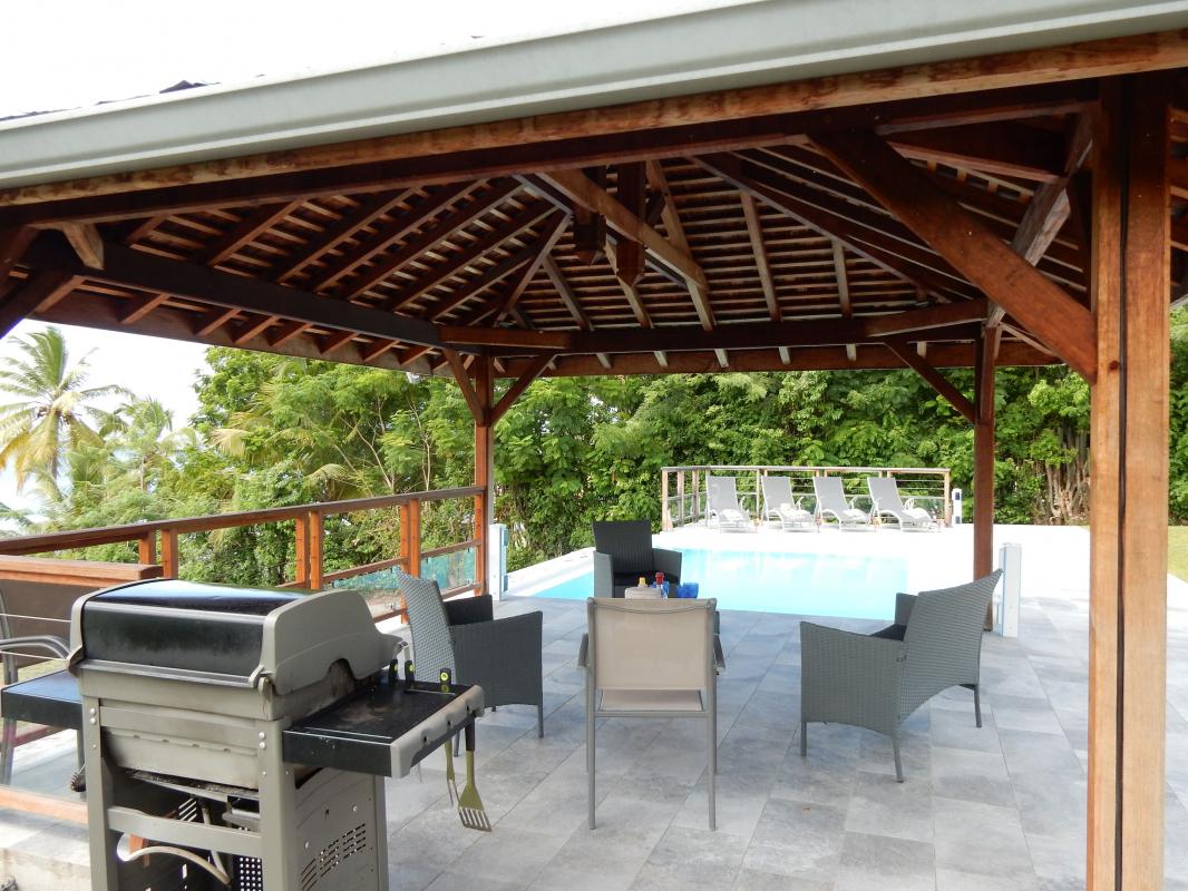 Location villa Martinique - Vue du carbet