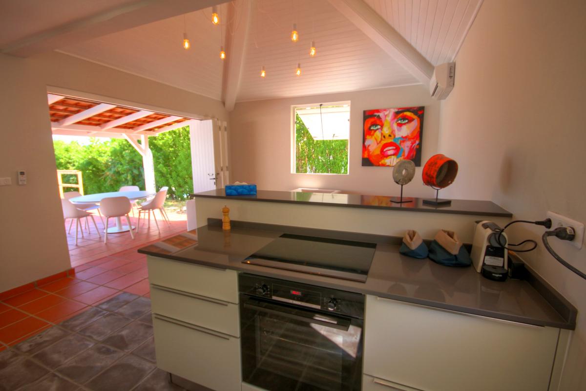Location Villa de luxe Martinique cuisine ouverte