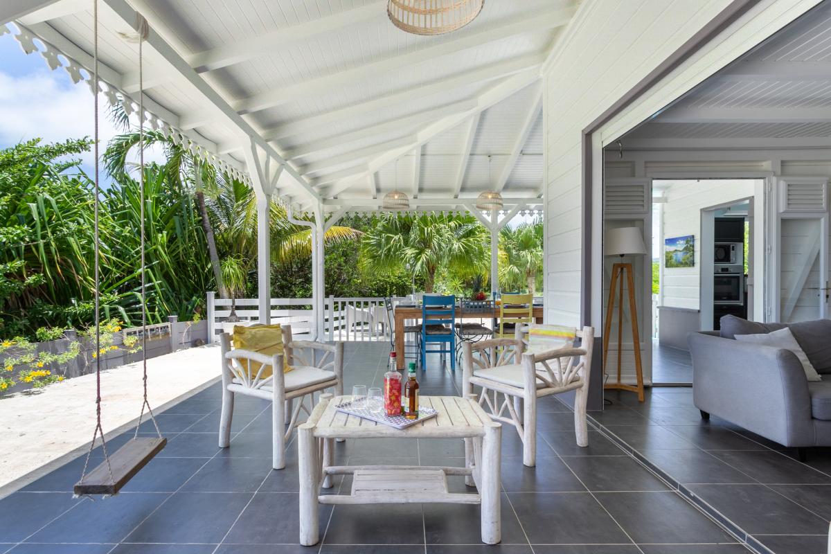 Location villa Martinique - salon terrasse