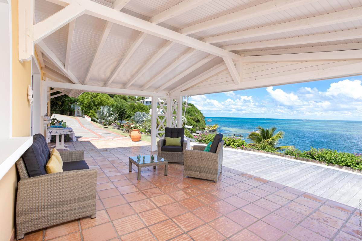 Location Villa Martinique terrasse vue mer