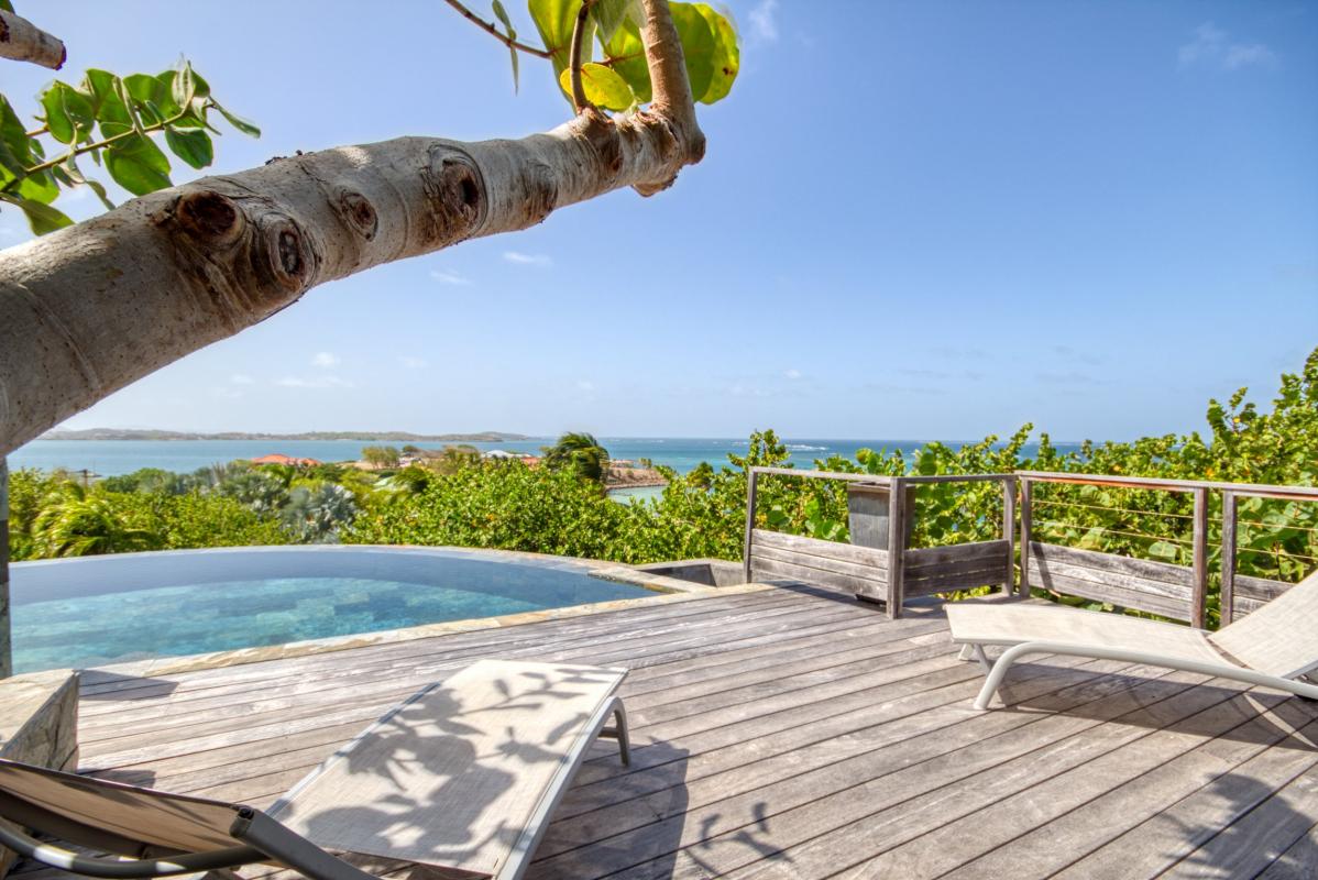 location bungalow martinique avec piscine à débordement