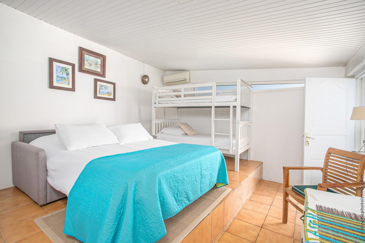 Location villa de luxe martinique vue mer piscine bungalow chambre 5