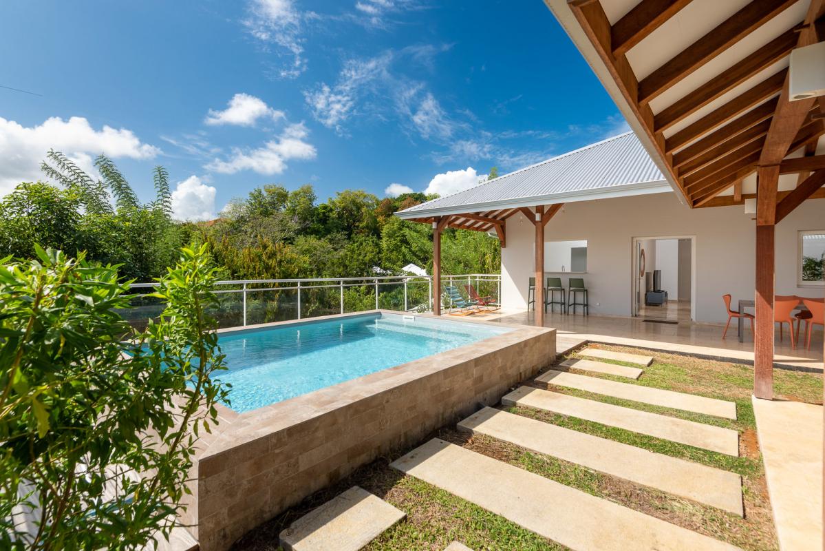 Location de villa de standing 6 personnes Le Francois Martinique avec piscine 