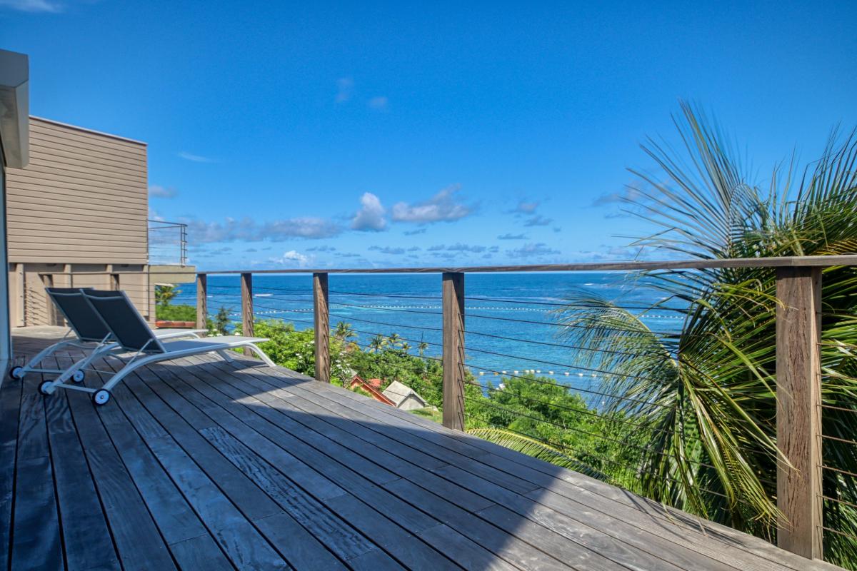 Villa luxe Martinique - Terrasse Chambre 2 (niveau inférieur)