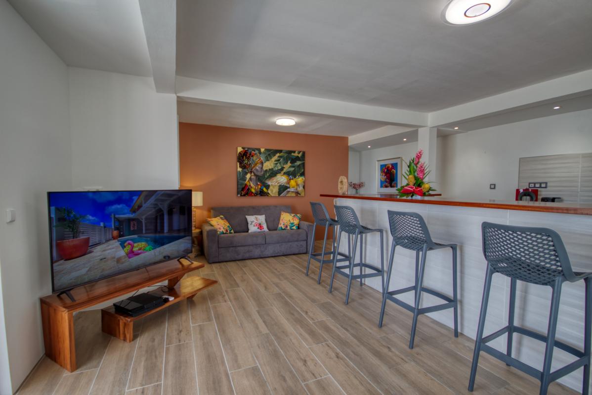 location villa Martinique 6 personnes au Marin avec piscine - sejour 
