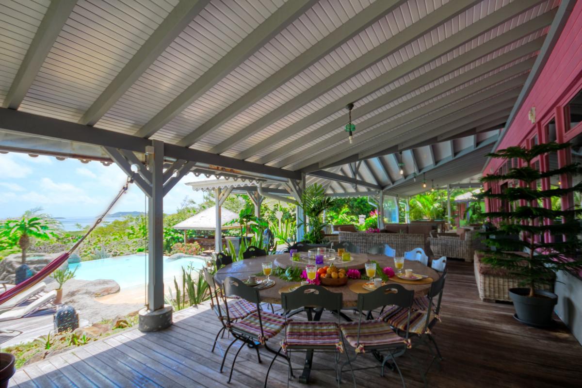 Location villa Martinique - La terrasse