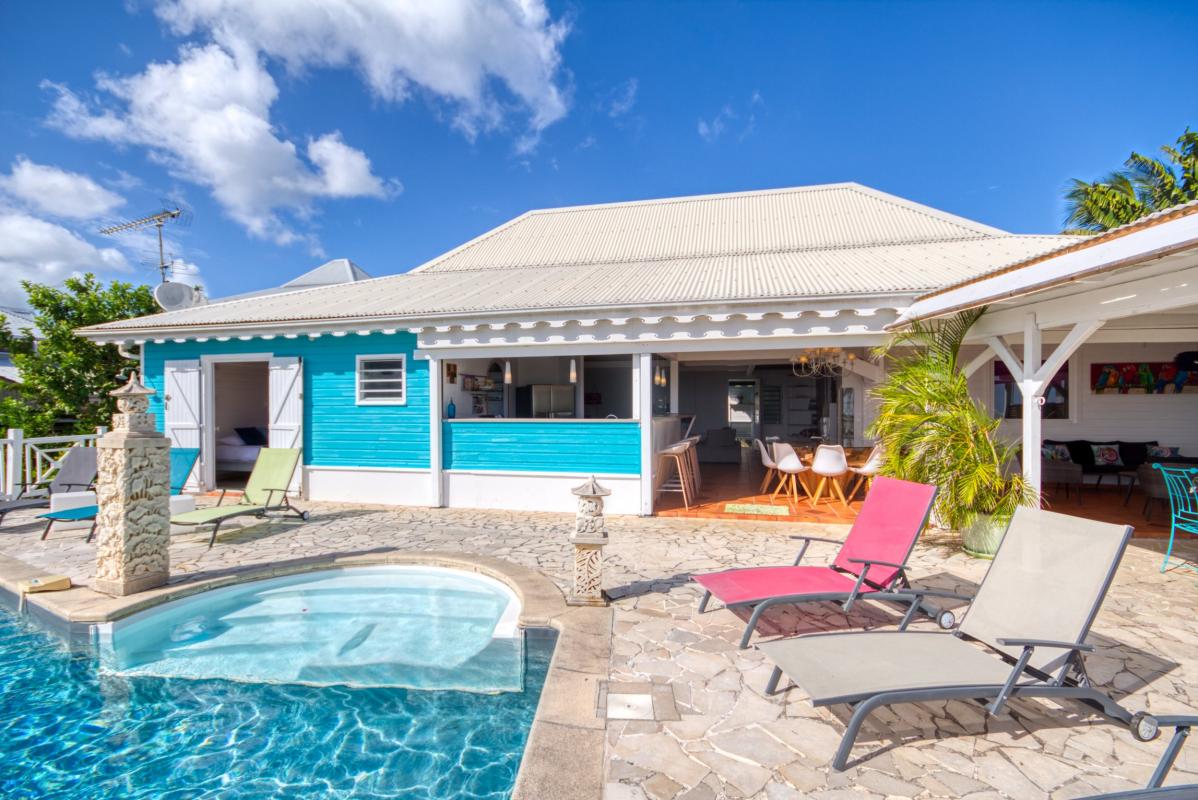 location villa martinique sainte luce grande terrasse avec piscine