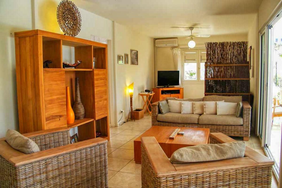 location villa martinique - villa sainte anne - séjour