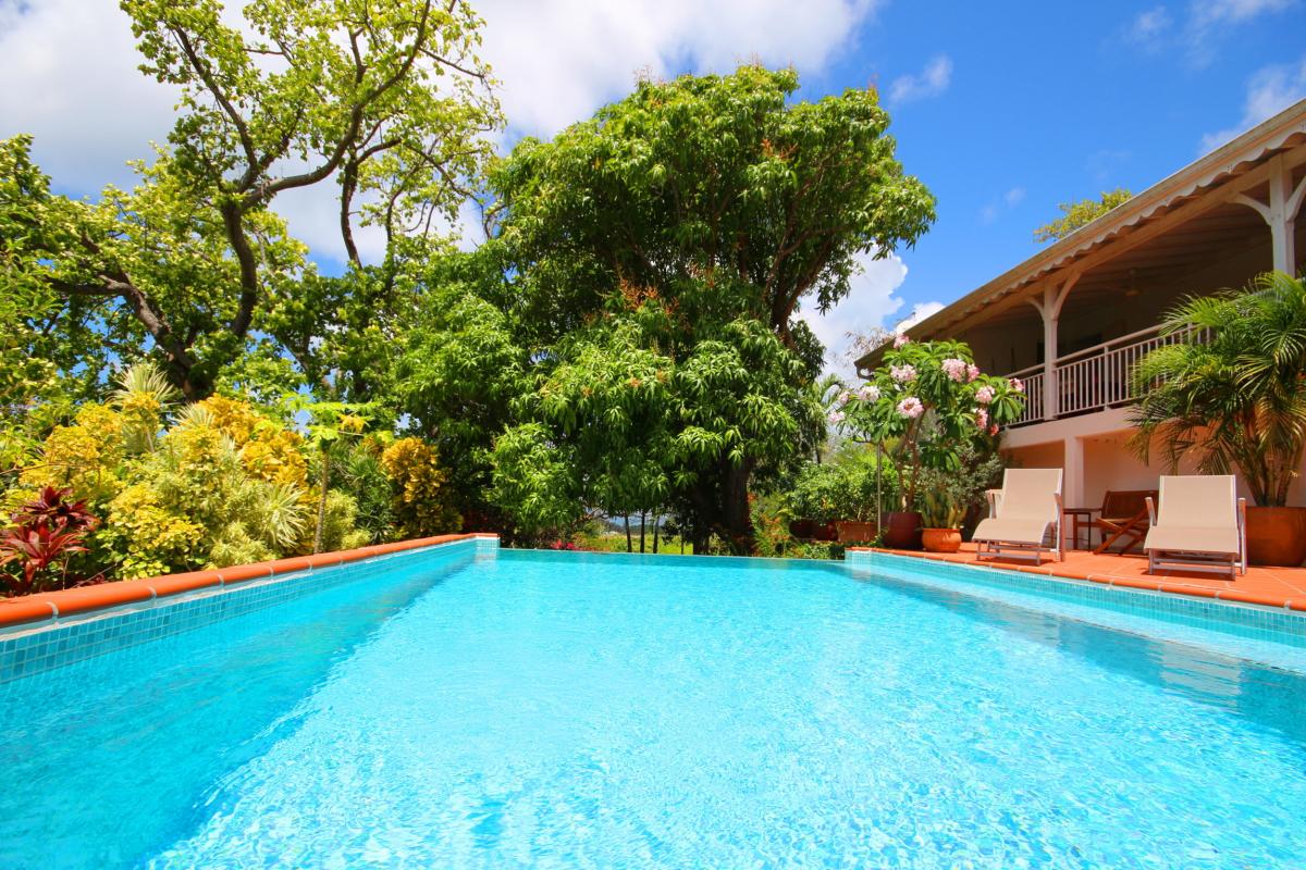 Location Martinique - Sainte Anne - vue piscine