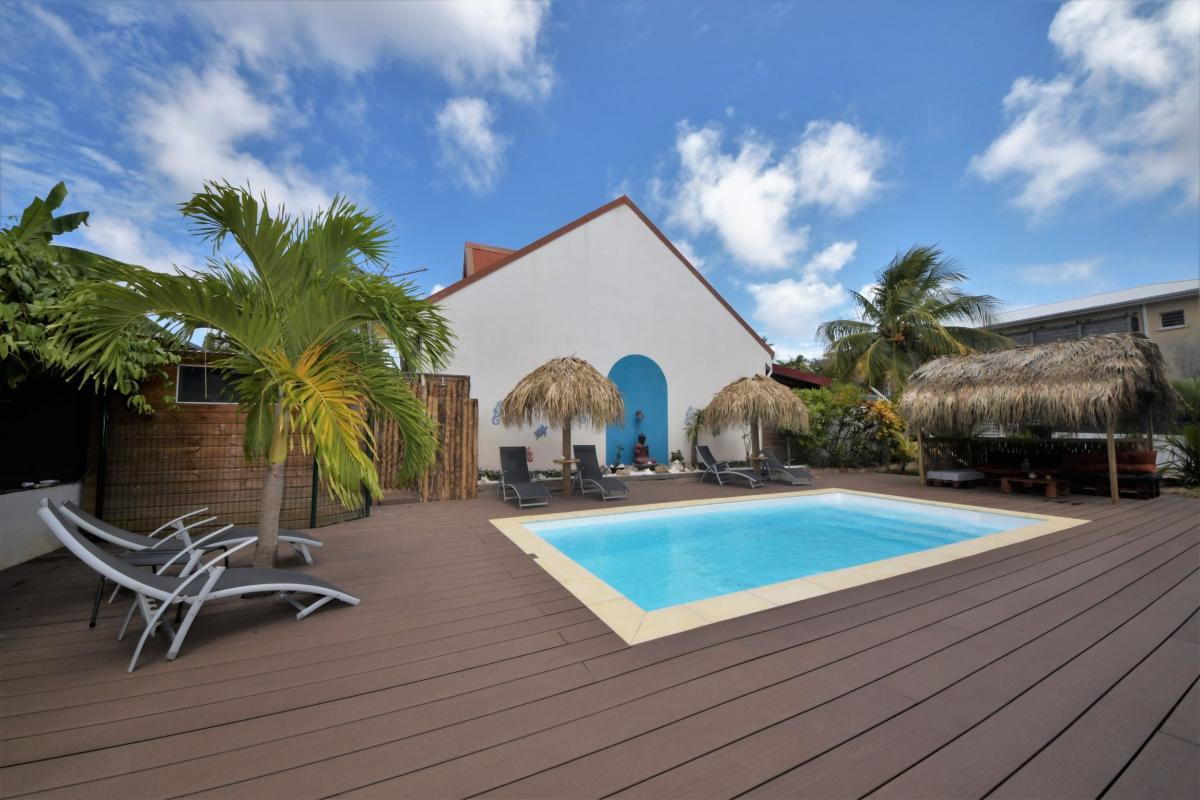 location de villa sainte anne martinique piscine vue 4