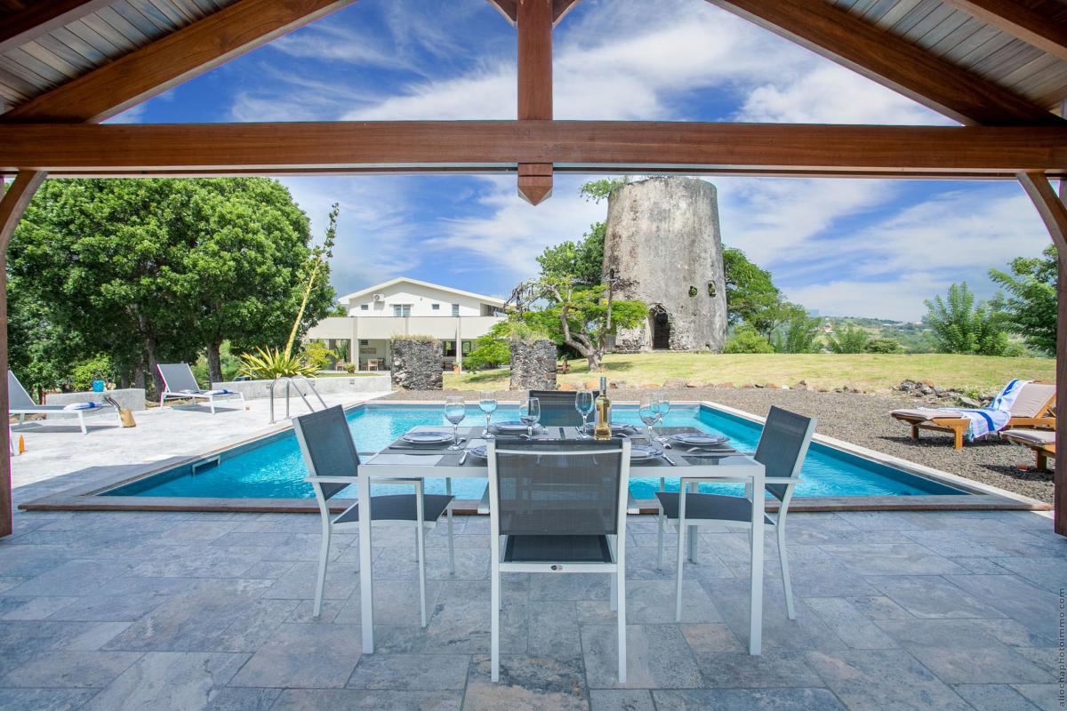 Location villa martinique sainte anne avec piscine