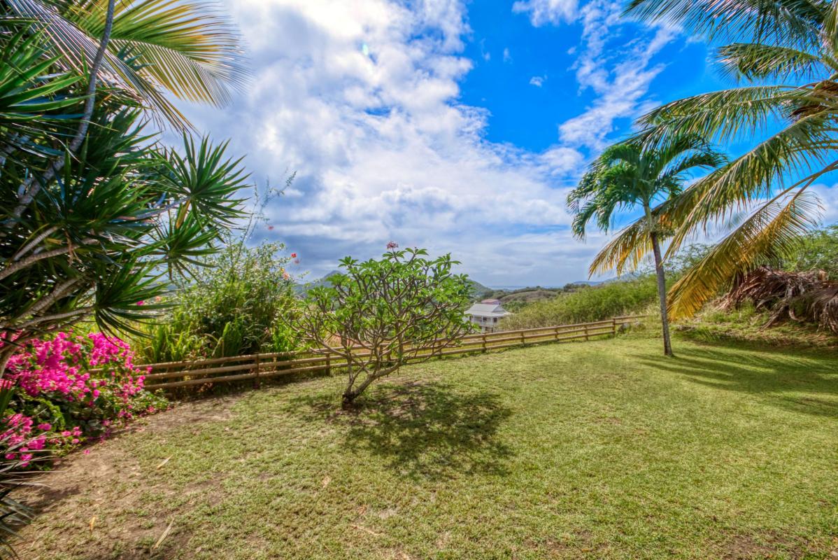 location villa de standing 12 personnes avec piscine à Sainte Anne Martinique jardin