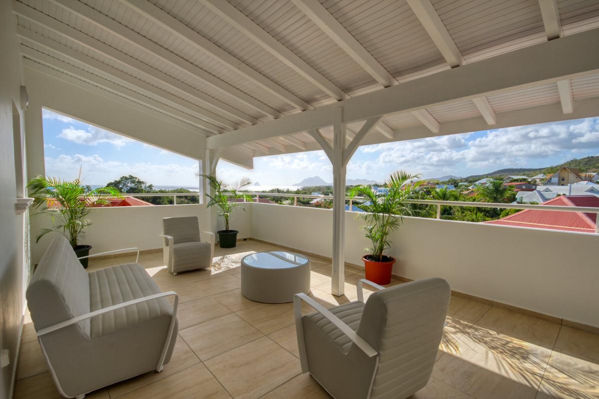 Location villa luxe Martinique - Terrasse du haut
