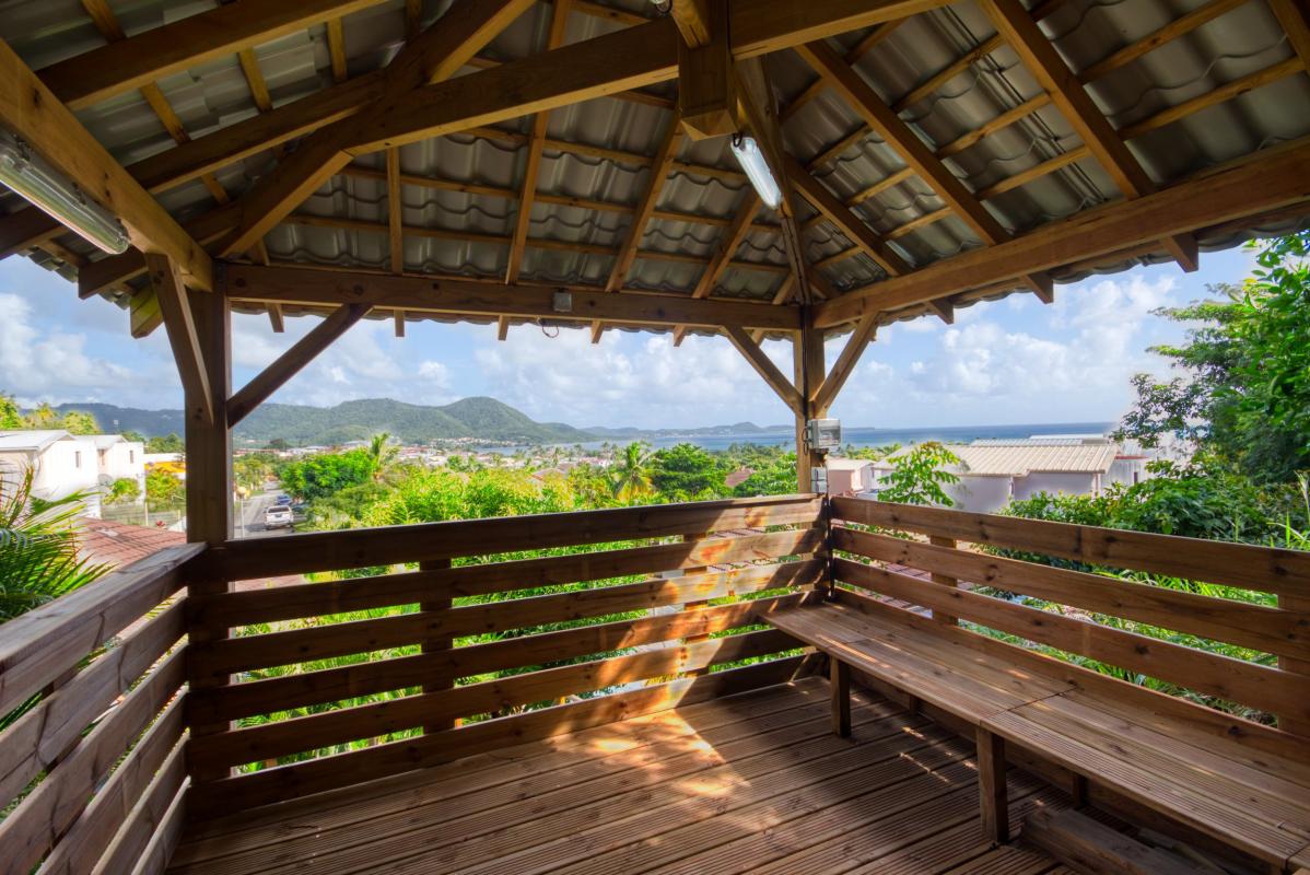 location maison martinique sainte luce vue depuis le carbet