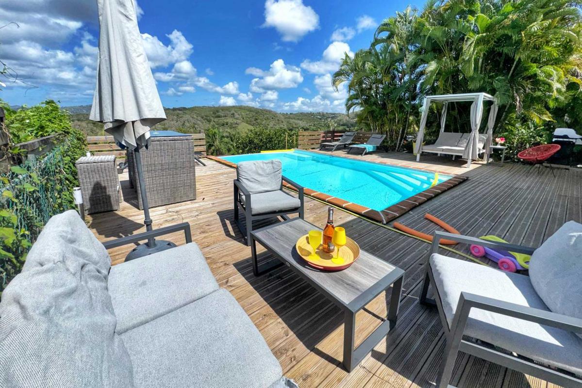 2 Location villa avec piscine sainte luce martinique-espace détente