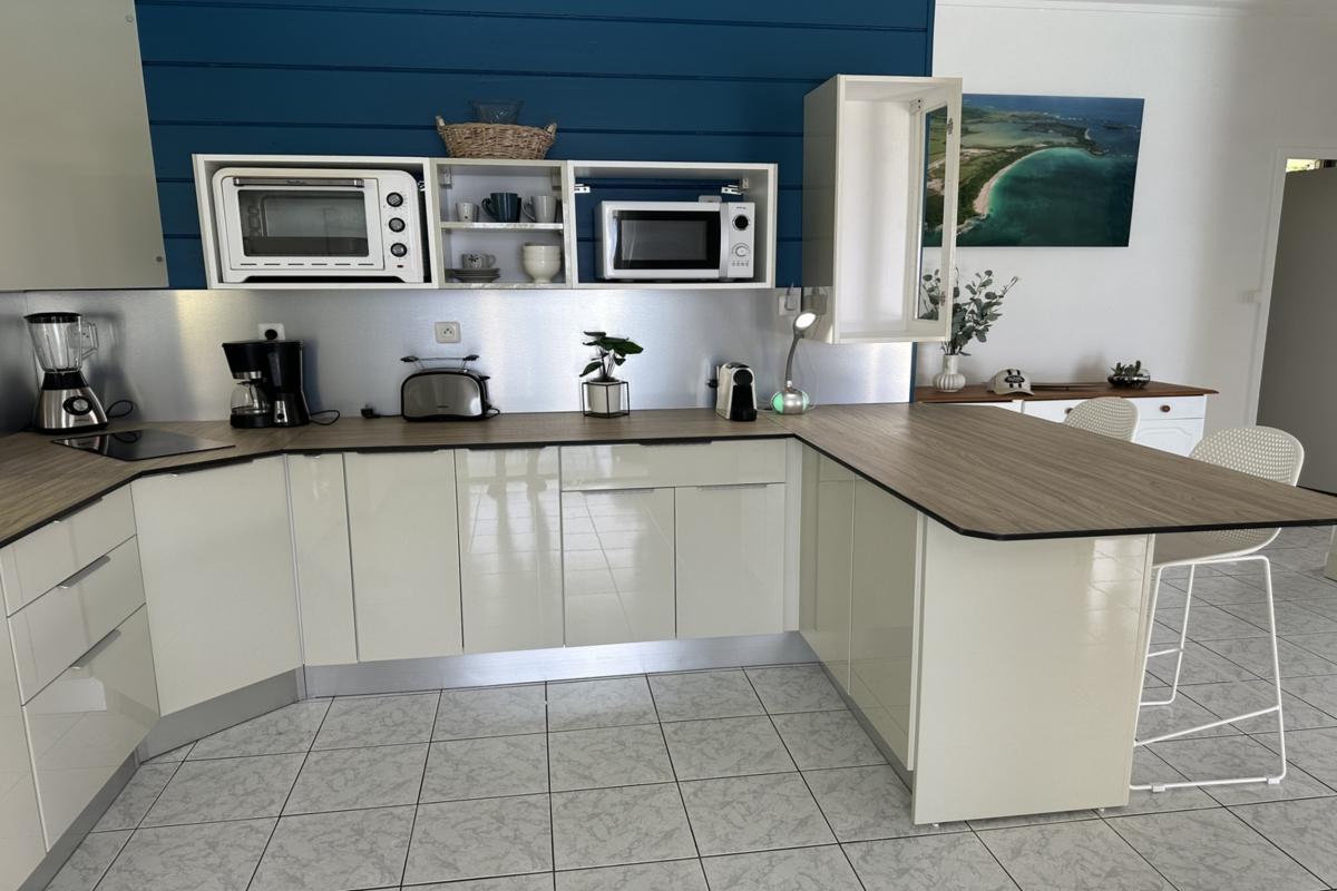 location de villa 4 personnes Martinique vue mer cuisine 3