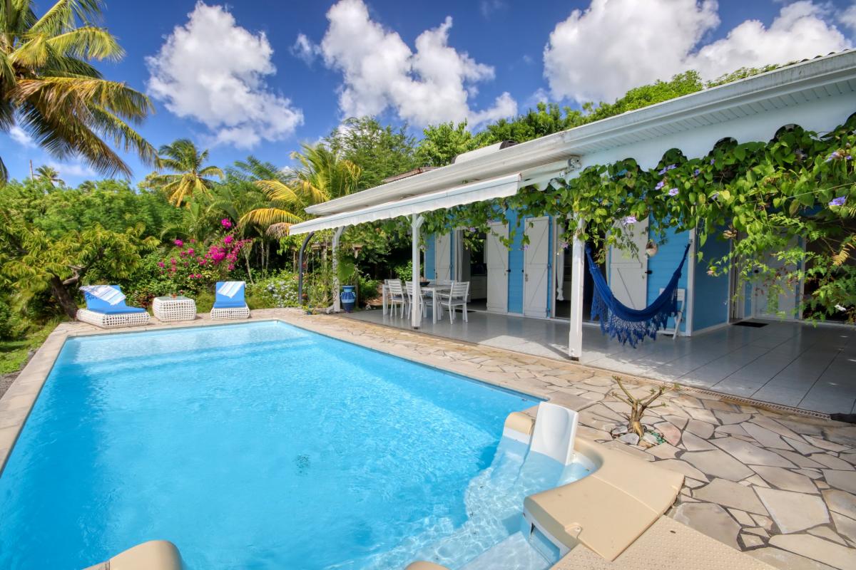 location de villa 4 personnes Martinique vue mer vue d'ensemble 2