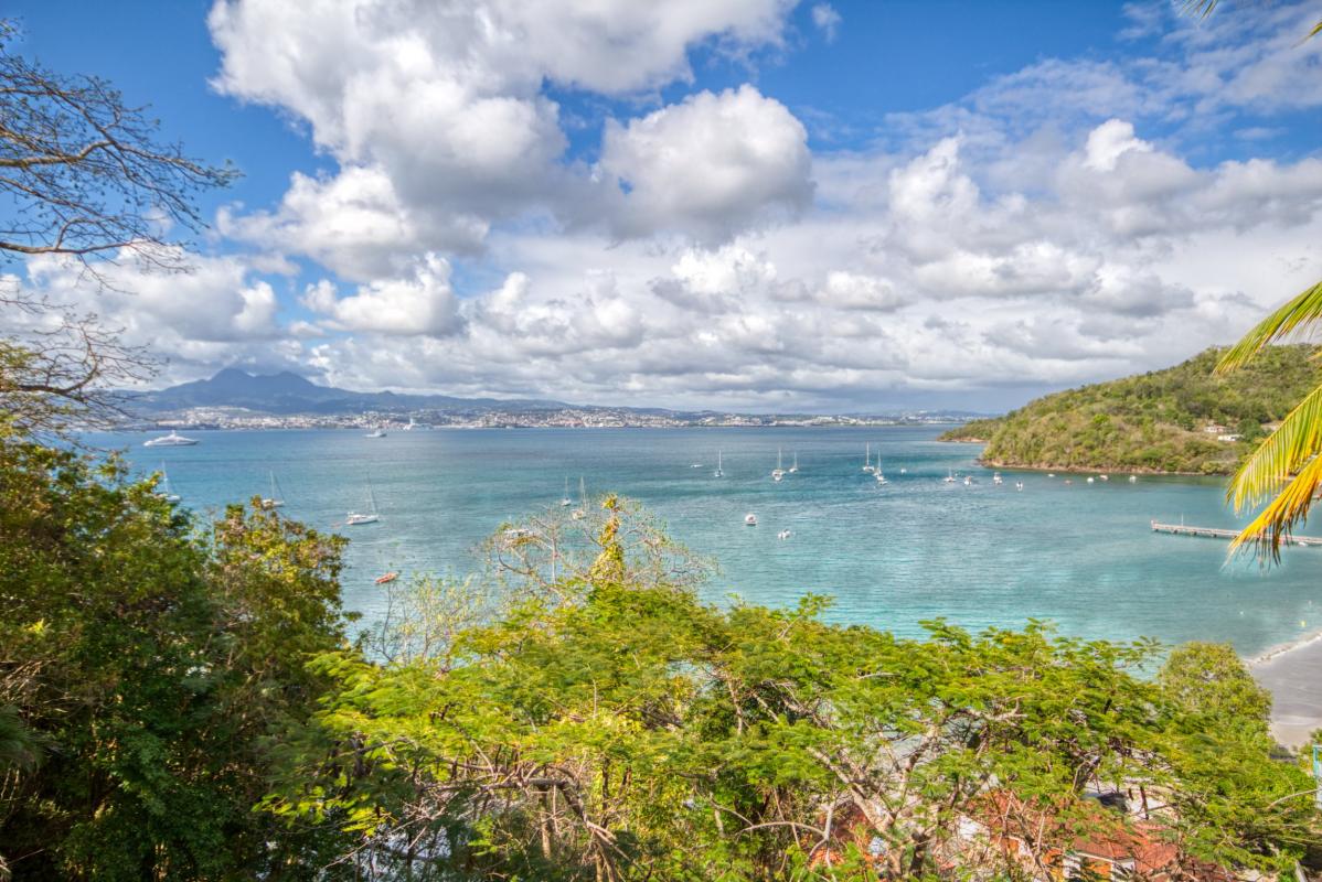 location villa martinique aux trois ilets vue sur la plage de l'anse à l'ane