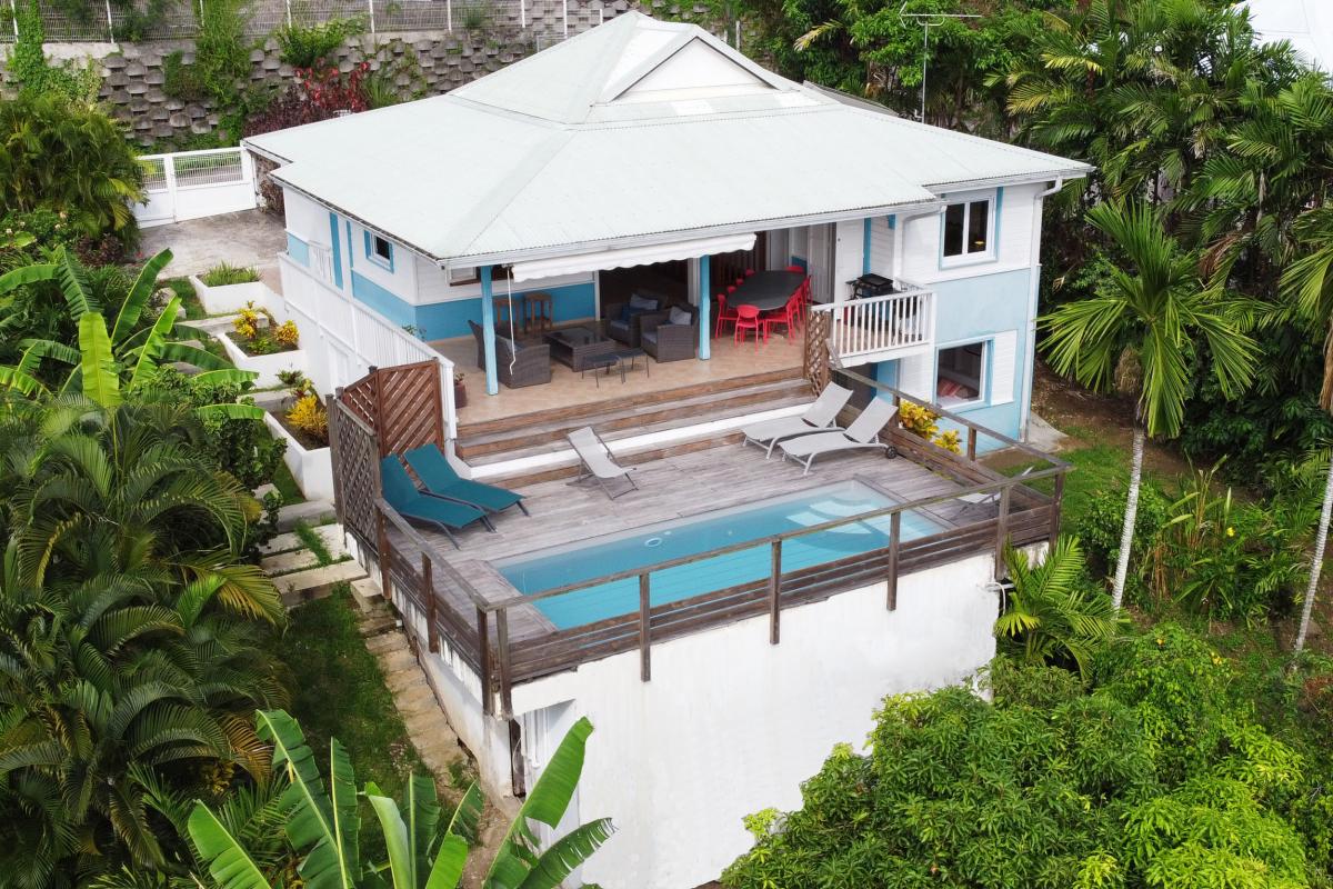 Location villa Trois Ilets Martinique - Vue aérienne