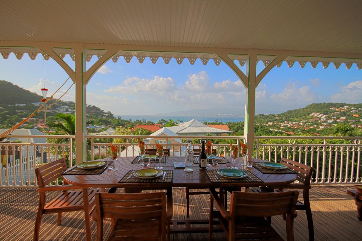 Location Martinique - Terrasse du haut