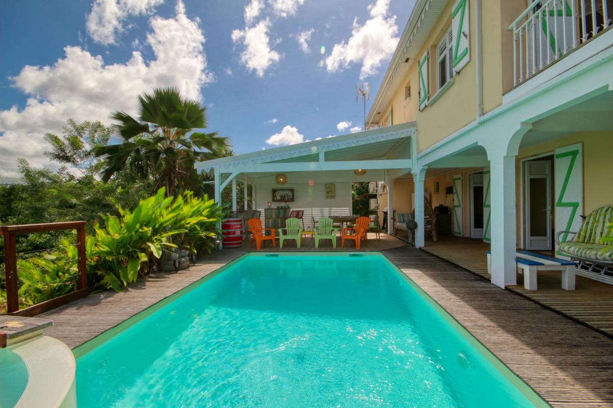 Location saisonnière Trois Ilets Martinique - Terrasse du bas