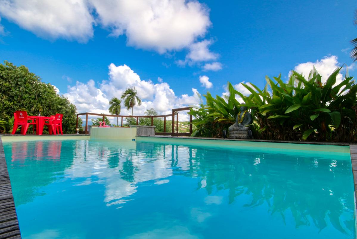 Location saisonnière Trois Ilets Martinique - vue piscine 