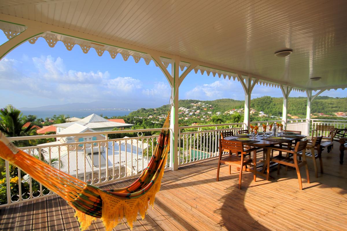 Location saisonnière Trois Ilets Martinique - Vue terrasse