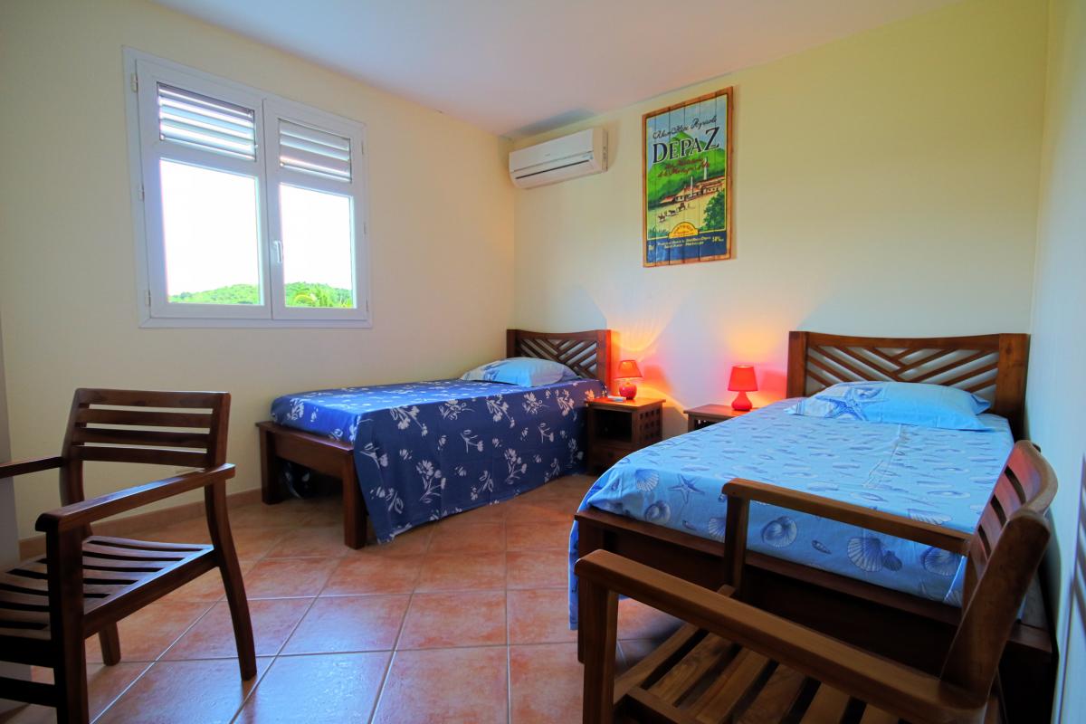 Location villa Martinique - Chambre 3 haut