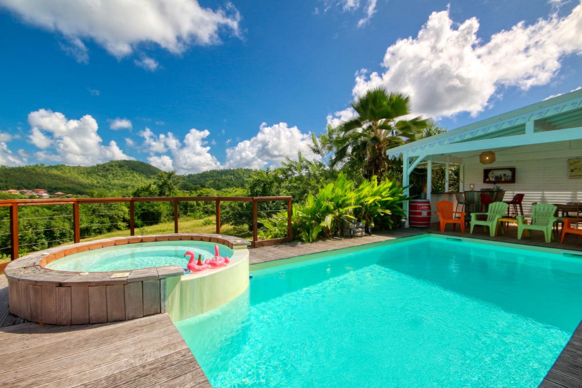 Location villa Trois Ilets Martinique -jacuzzi