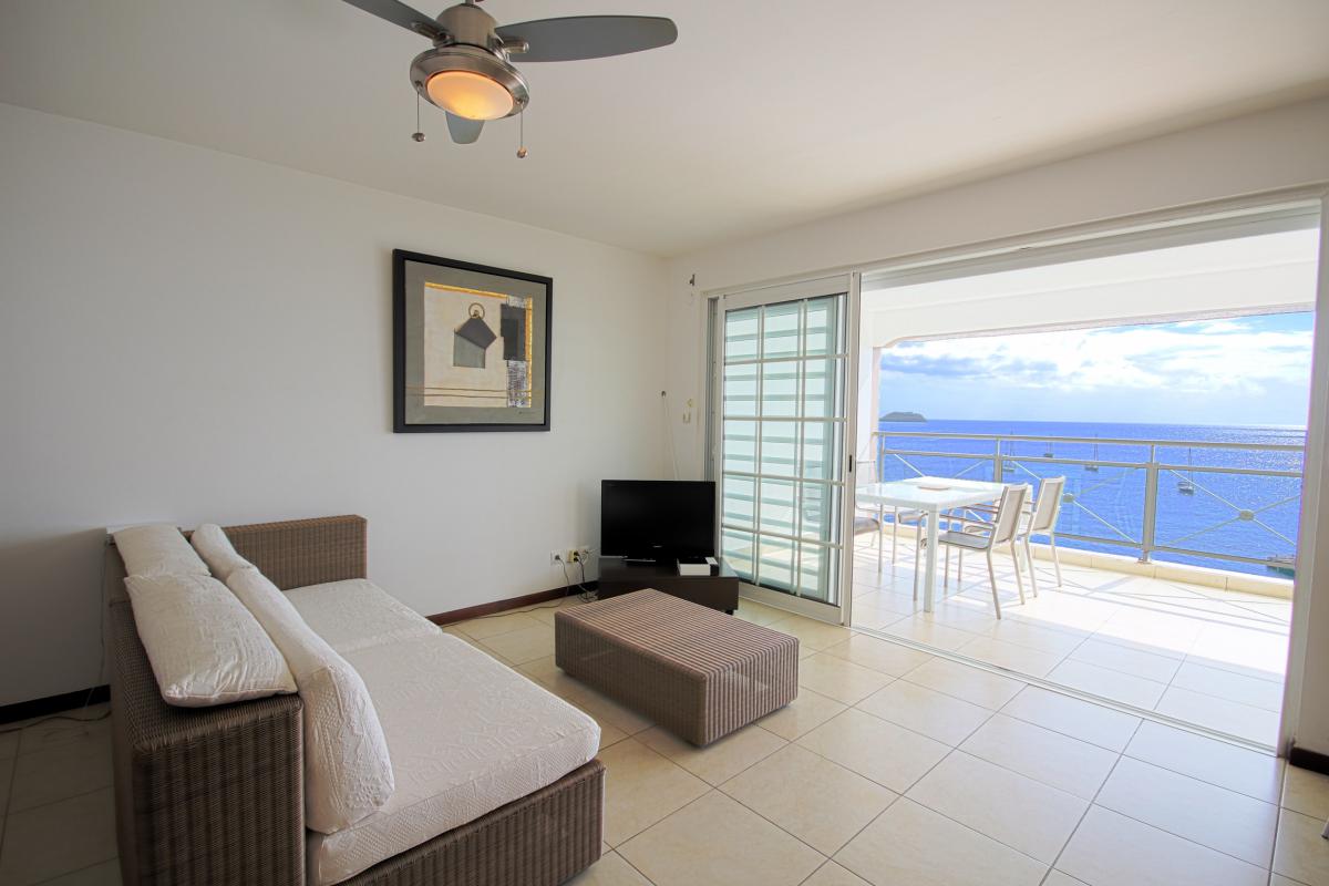 Location appartement Martinique - Séjour vue Mer