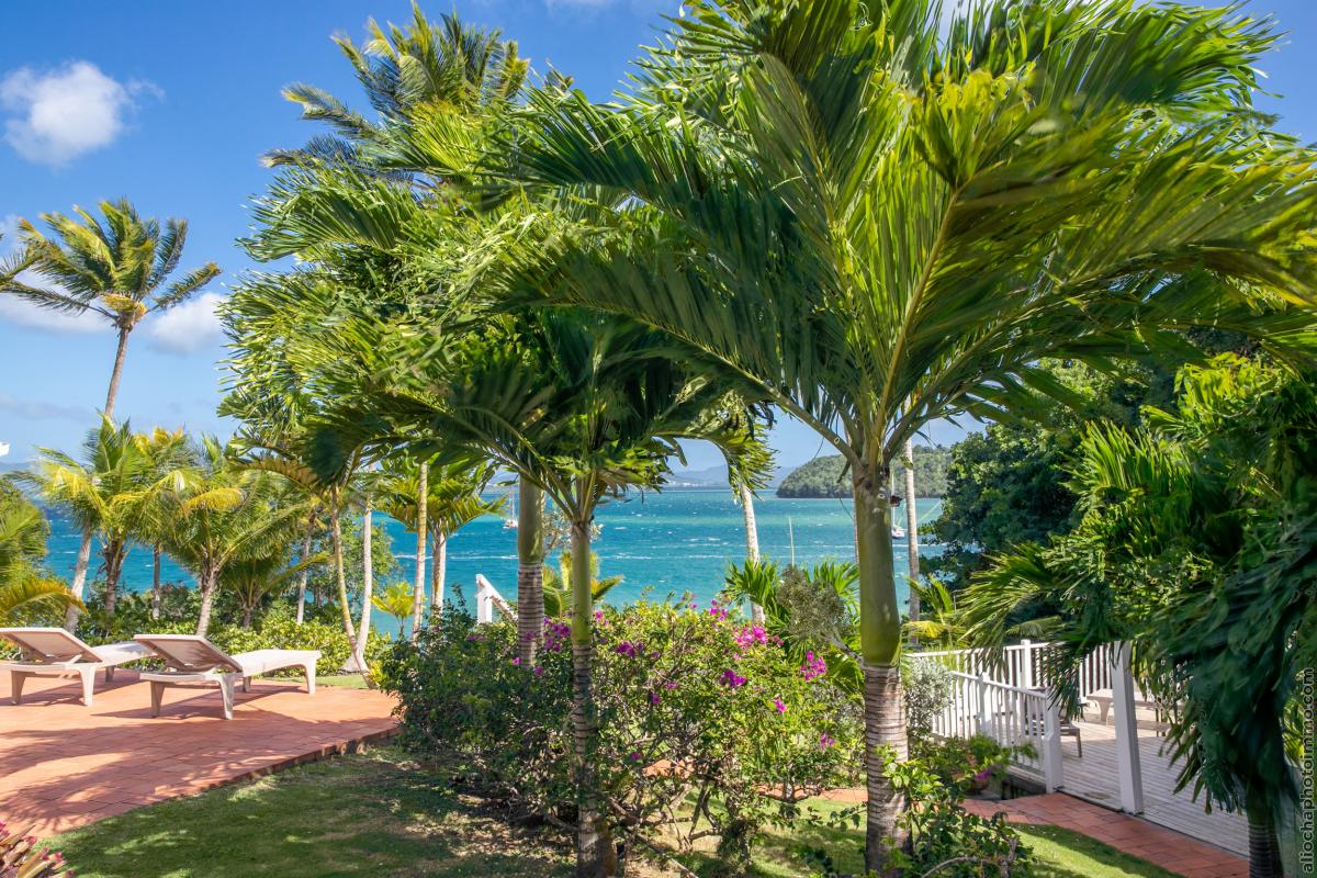 Villa d'exception Pointe du Bout Ponton privé Trois ilets Piscine pieds dans l'eau ponton privé Martinique