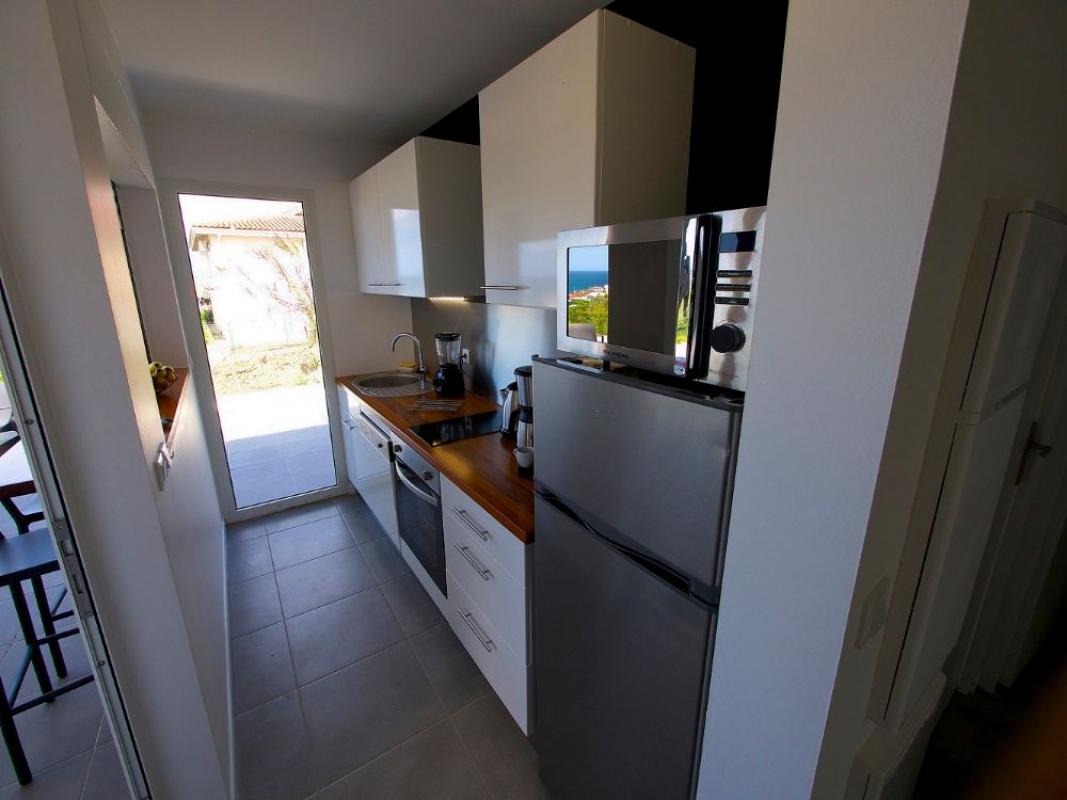 Location vacances Martinique - vue mer piscine privative - cuisine