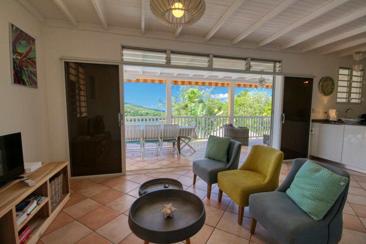 Location villa Trois Ilets Martinique - séjour