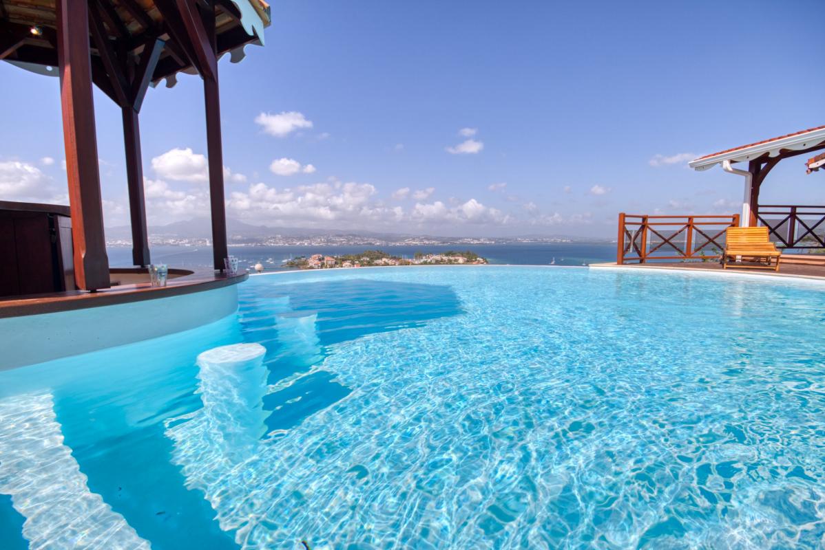 location villa martinique aux trois ilets avec piscine et vue mer
