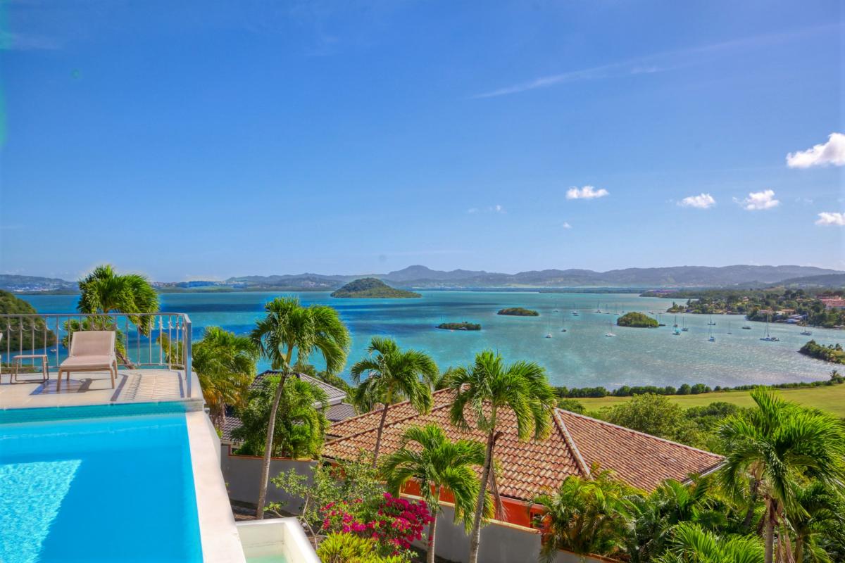 location villa de luxe martinique vue mer piscine vue mer