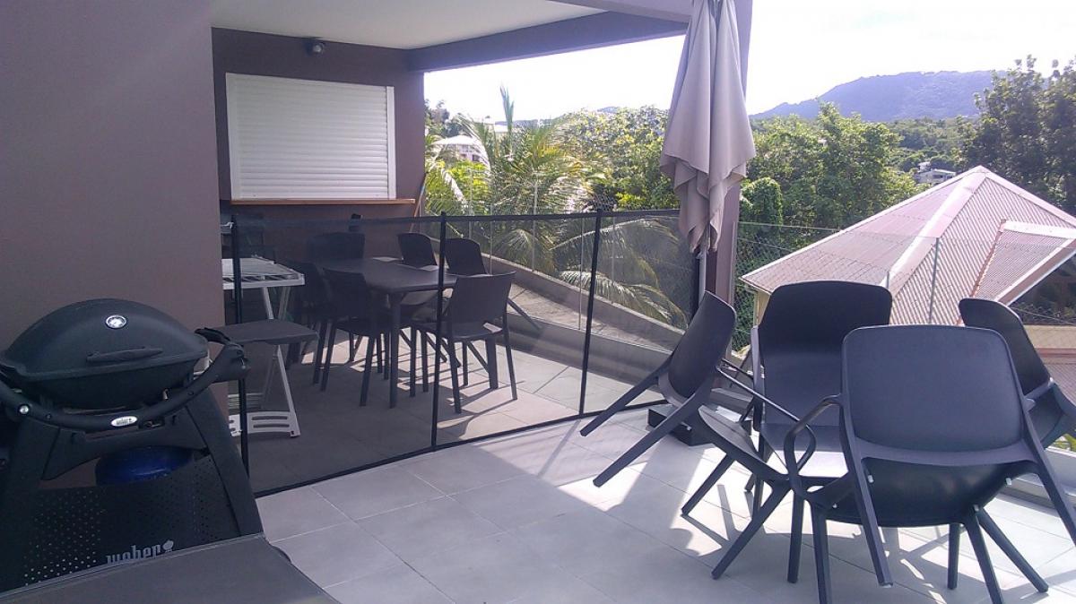 location villa de standing martinique 5 personnes vue mer trois ilets terrasse sécurité piscine