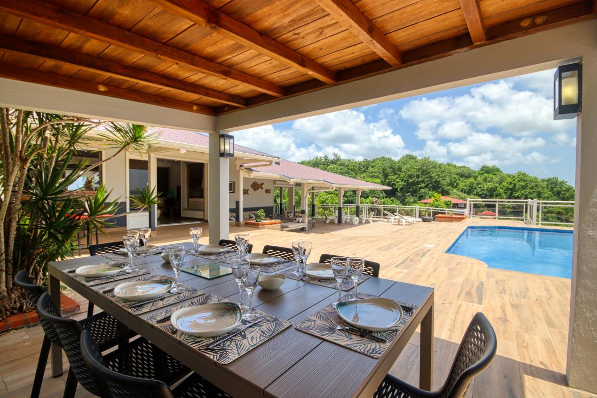 Villa luxe Martinique - Espace repas