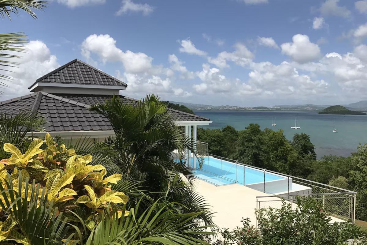 Location villa luxe Trois Ilets Martinique - Vue mer journée