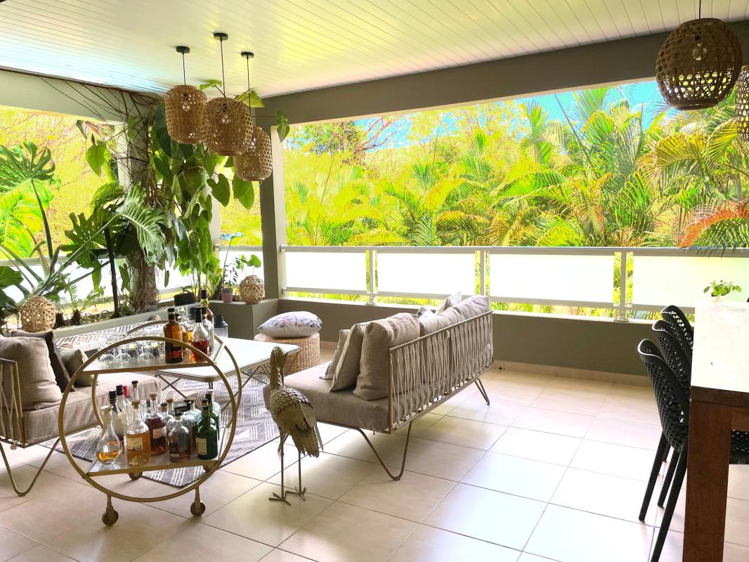 Location Villa 3 chambres Trois Ilets  - salon de Terrasse niveau principale