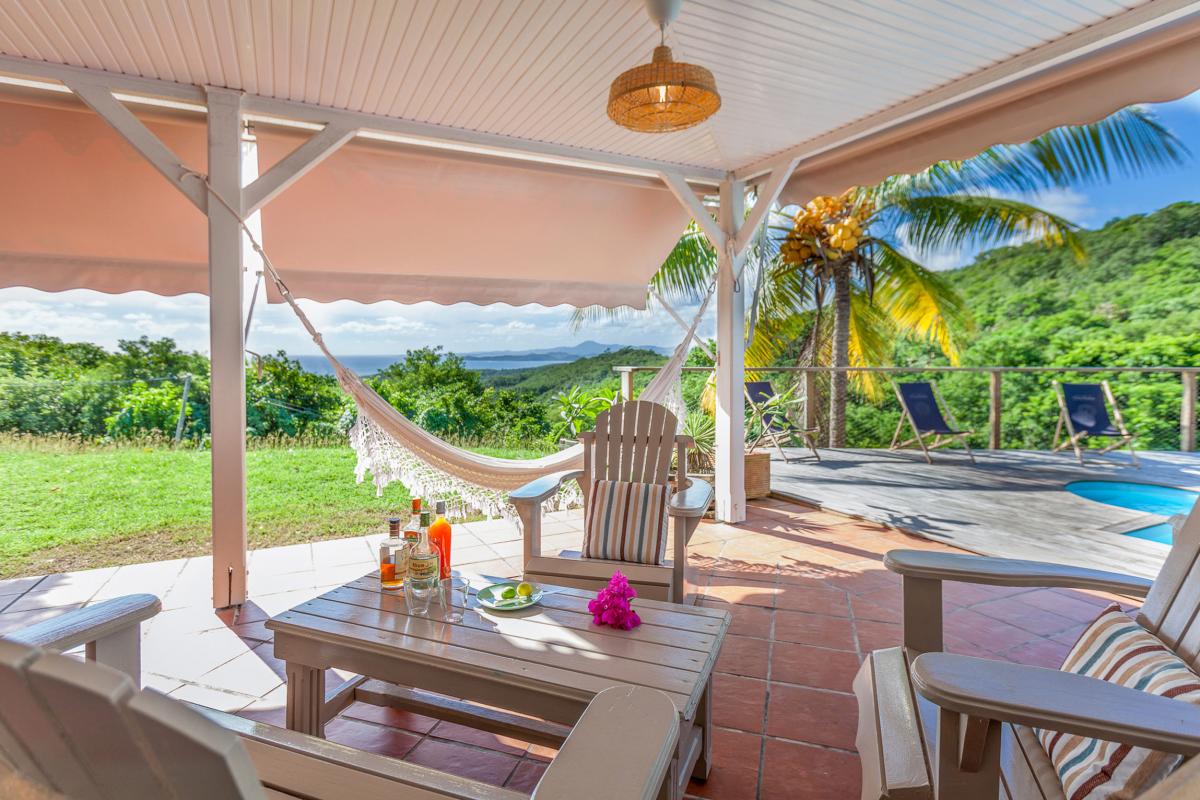  Location villa vue mer piscine Martinique