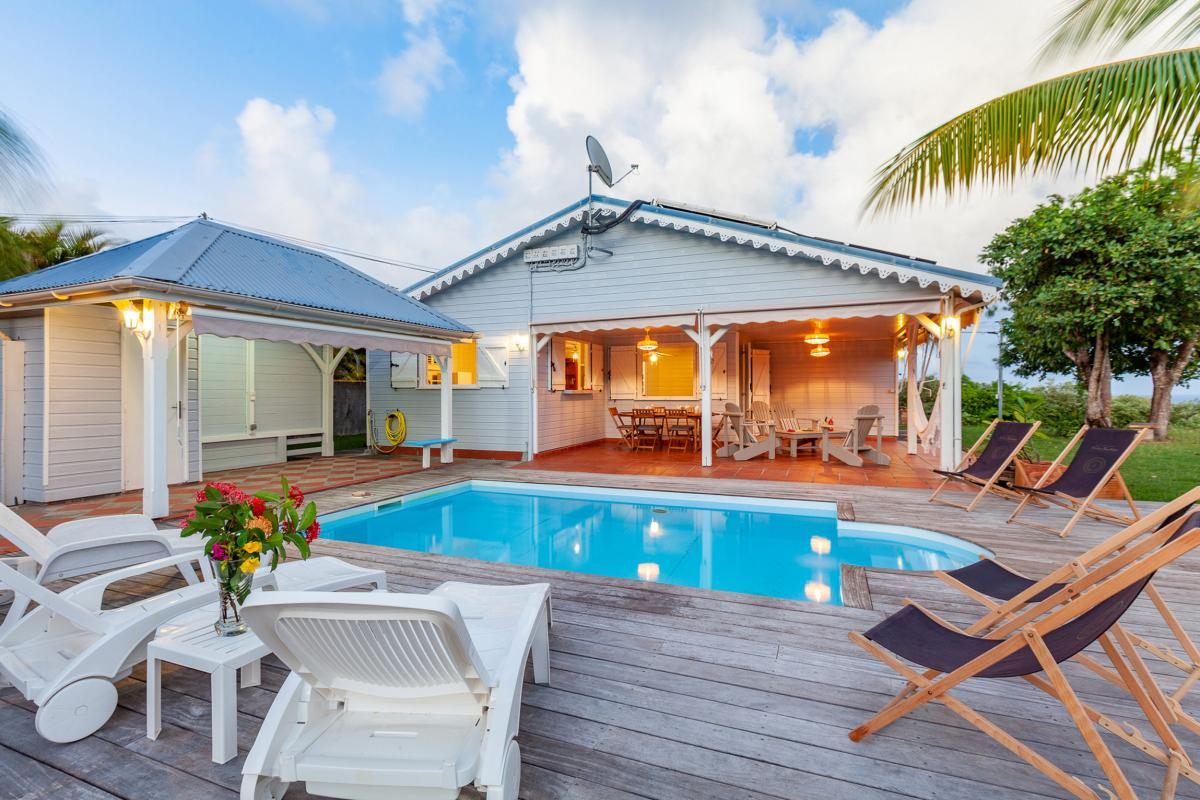  Location villa vue mer piscine Martinique