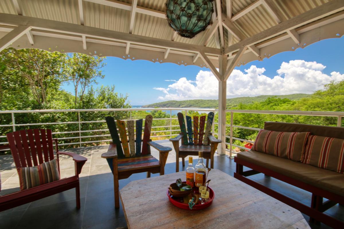  Villa 8 personnes avec piscine vue mer - carbet2