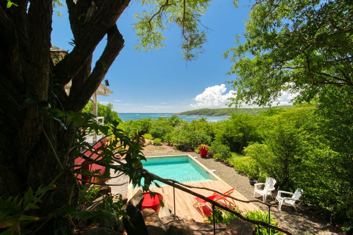  Villa 8 personnes avec piscine vue mer - carbet7