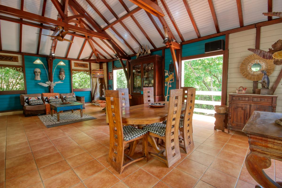  Villa 8 personnes avec piscine vue mer - séjour